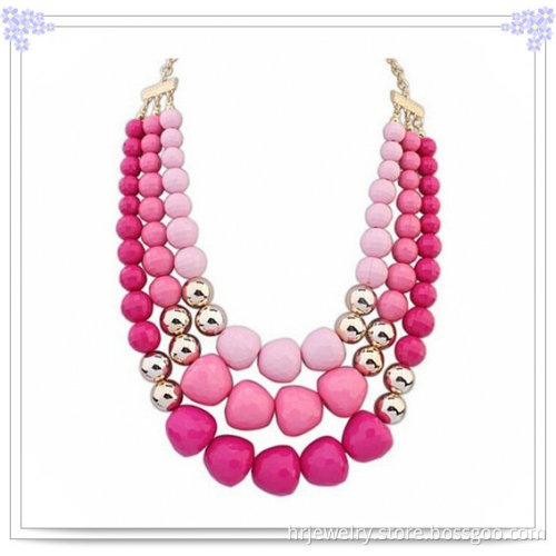 Jewelry Fashion Alloy Jewelry Beaded Necklace (NK1010)